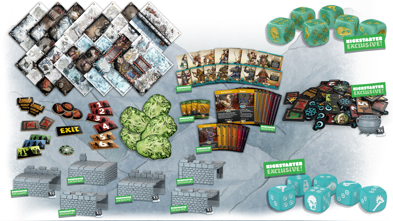 Zombicide: White Death Accessories Bundle (Kickstarter Edition) - Board Game
