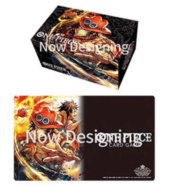 One Piece TCG Portgas D. Ace Playmat/Storage Box Set