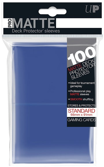 Ultra Pro 100-count Pro-Matte Standard Deck Protectors - Blue