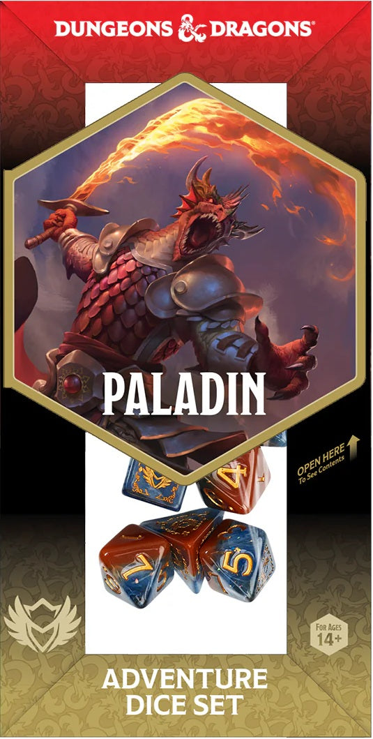 D&D Adventure Dice: Paladin (Orange/Blue) - Dice