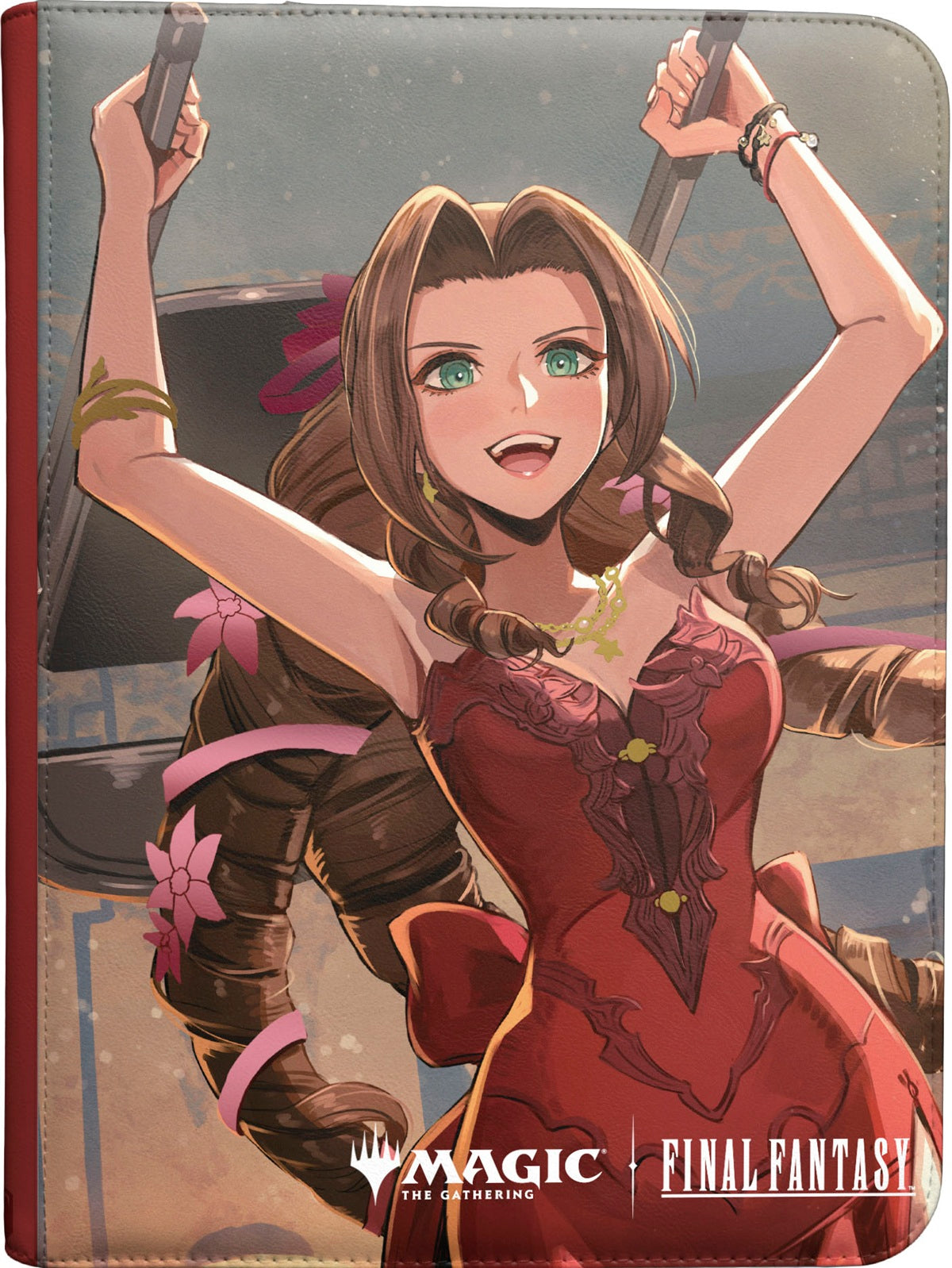 Ultra Pro 9-Pocket Zippered Premium PRO-Binder - Magic The Gathering: Final Fantasy - Aerith Gainsborough