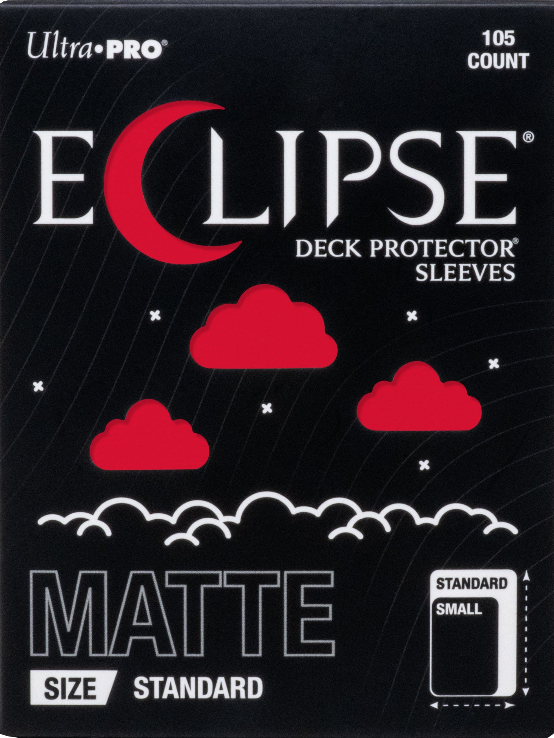 Ultra Pro Deck Protector Sleeves Eclipse Matte Apple Red
