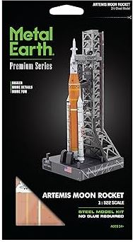 Metal Earth Artemis Moon Rocket