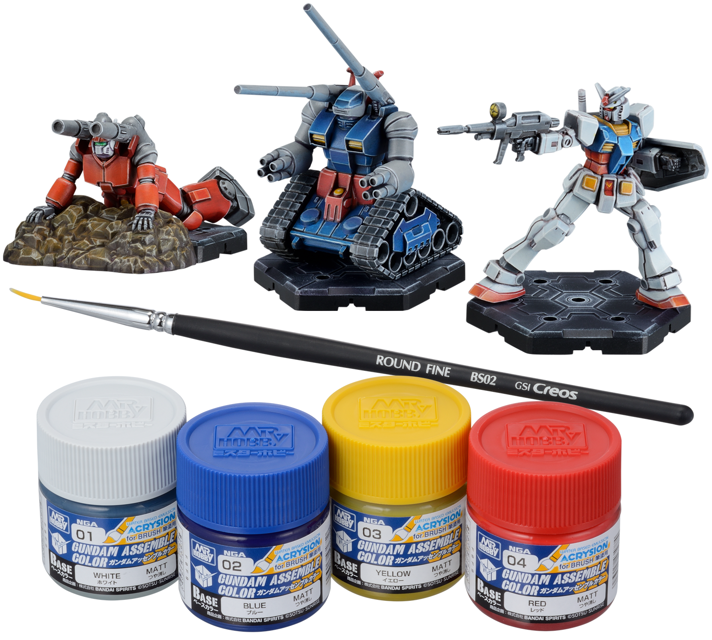 Gundam Assemble PA01 Paint Pack 01