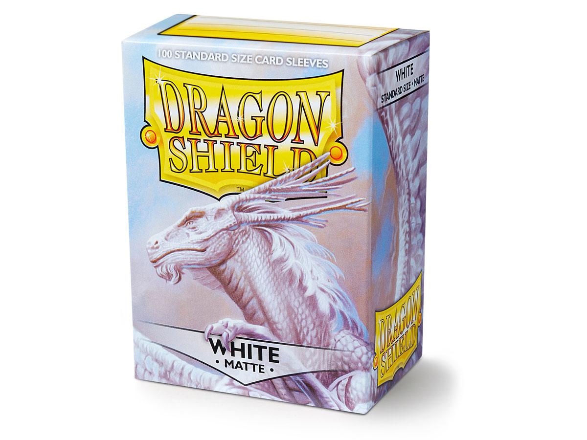 Dragon Shield Sleeves Standard Matte White 100-Count