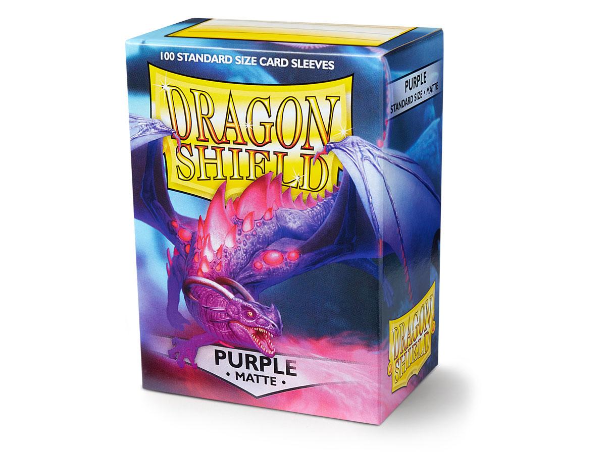Dragon Shield Sleeves Standard Matte Purple 100-Count