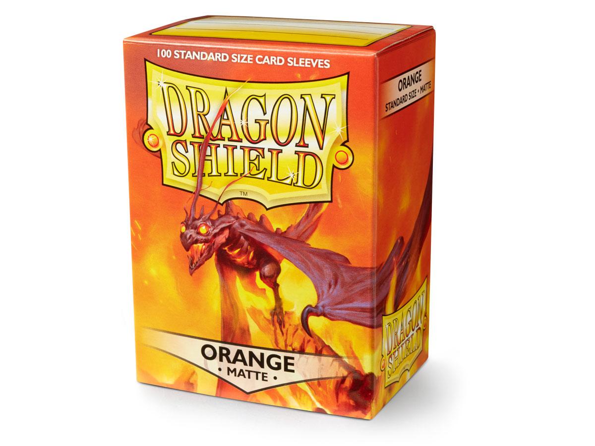 Dragon Shield Sleeves Standard Matte Orange 100-Count
