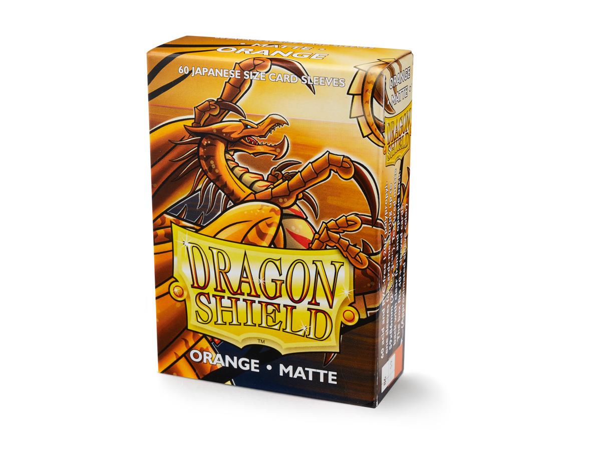 Dragon Shield Sleeves Small Matte Orange 60-Count