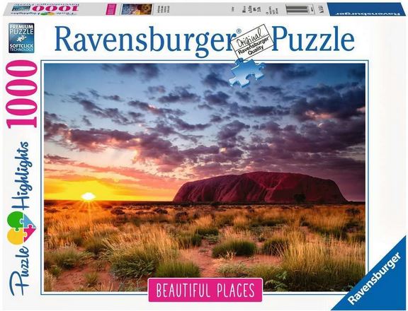 Ayers Rock, Australia 1000 Pc Puzzle - Puzzle