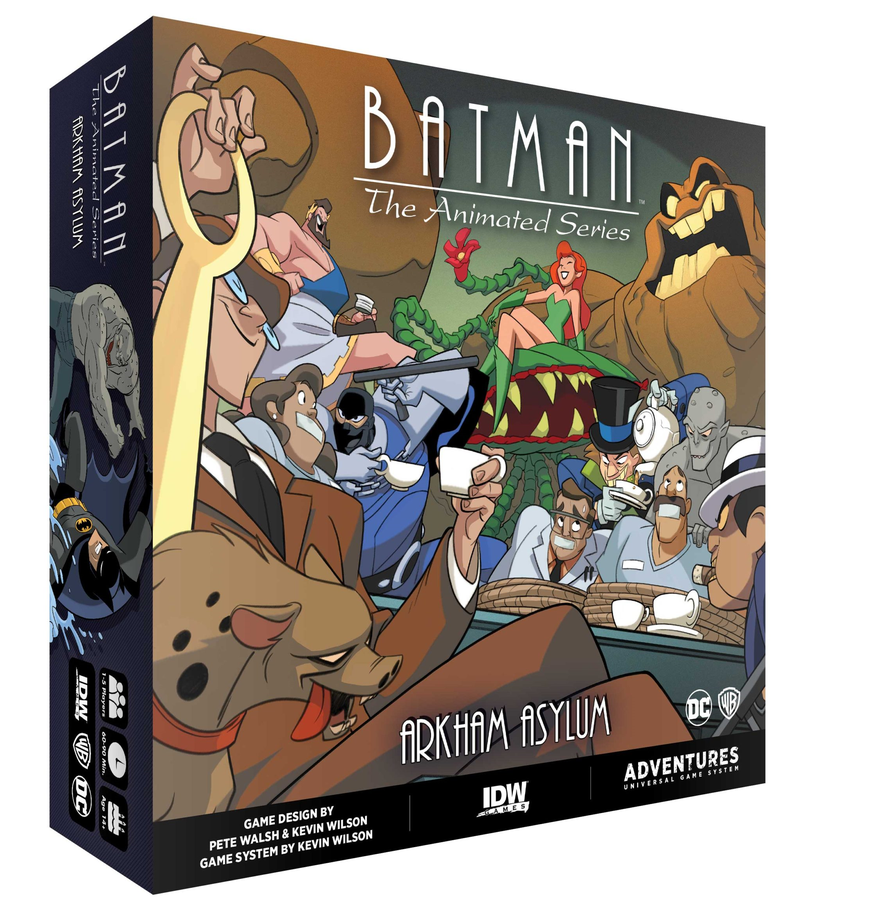 Batman Animated Series Arkham Asylum - Board Game
