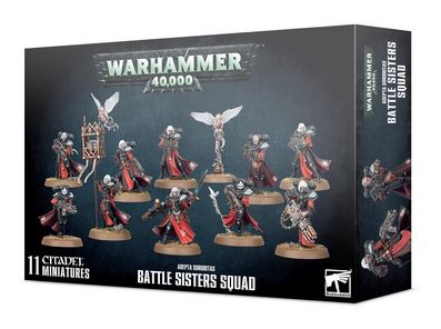 (DAMAGED) Warhammer Adepta Sororita's Battle Sisters Squad
