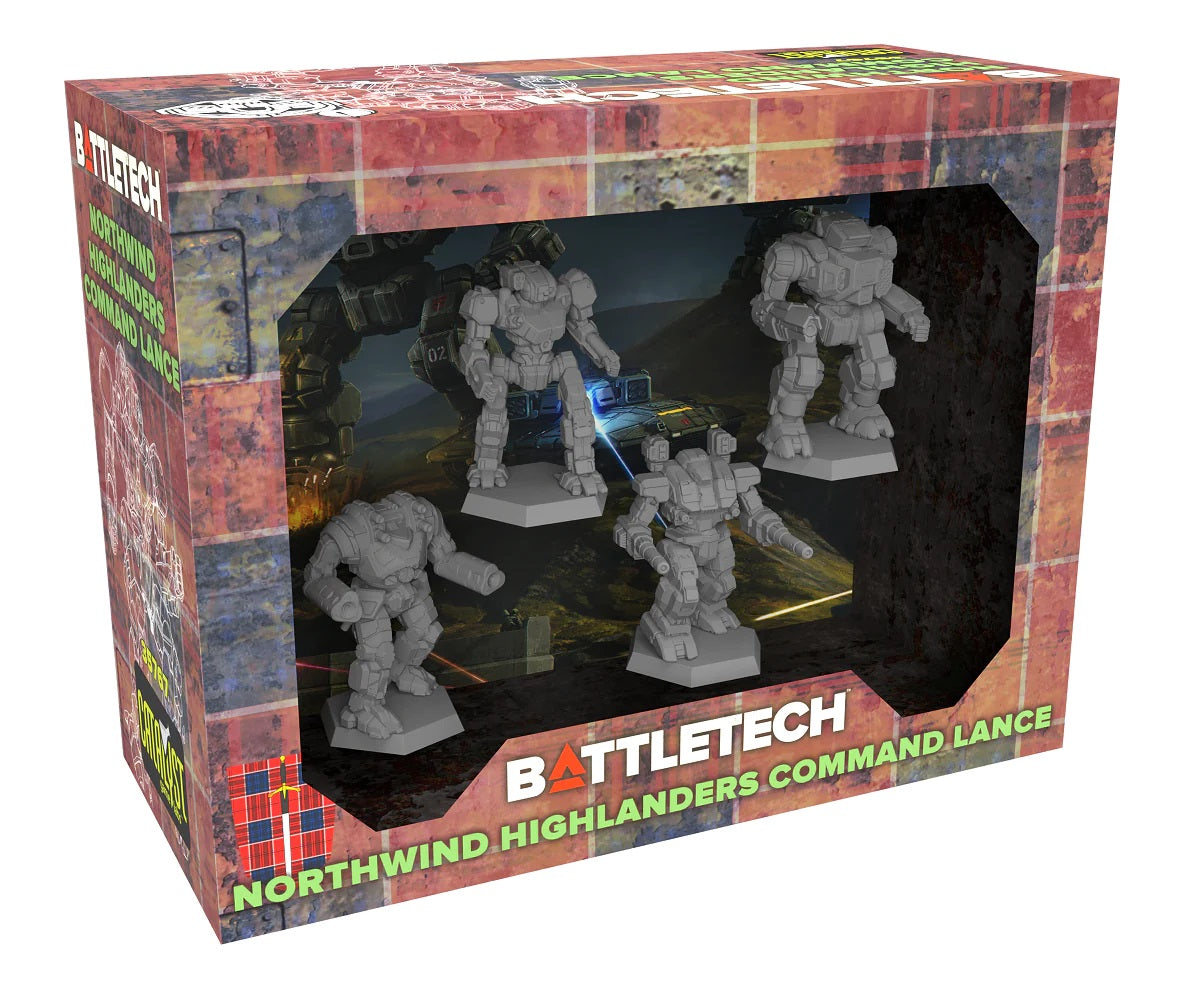 Battle Tech Northwind Highlander Command Lance - Board Game