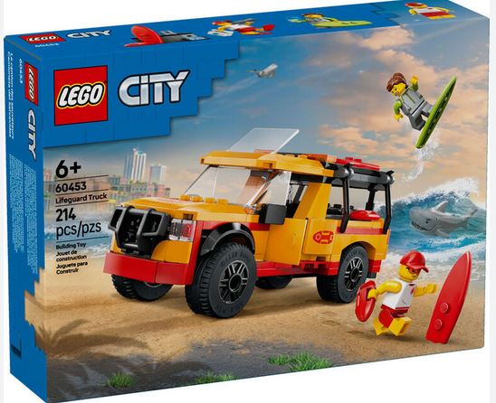 Lego City Lifeguard Beach Rescue Truck