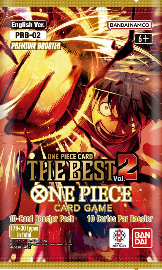 One Piece PRB-02 Premium - The Best Vol. 2 - Booster Pack (Buy 2 Get 1 Free)