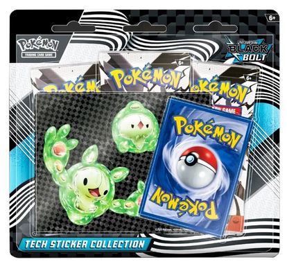 Pokemon SV10.5 Black Bolt Tech Sticker Collection