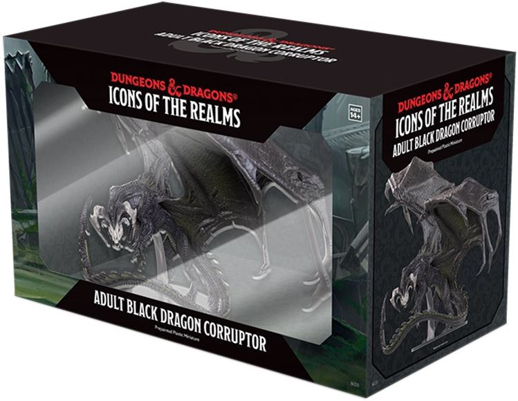 D&D Icons Adult Black Dragon (Corruptor)