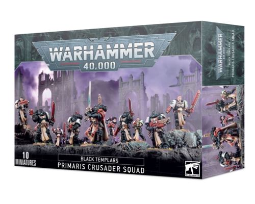 (DAMAGED) Warhammer 40,000: Black Templars Primaris Crusader Squad