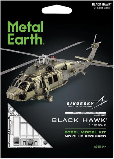Metal Earth UH60 Black Hawk 2 SH