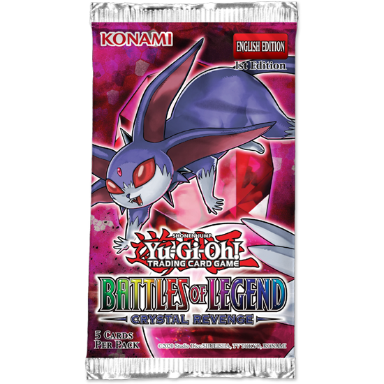 YuGiOh Battles of Legend: Crystal Revenge Booster Pack (Buy 2 Get 1 Free)