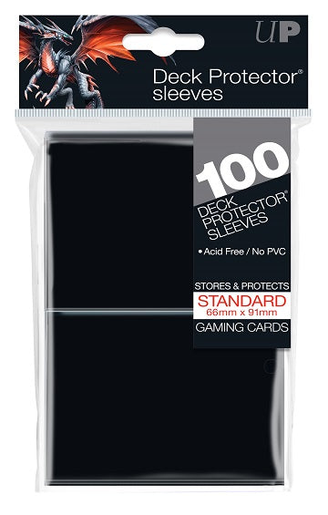 Ultra-Pro 100-count Standard Deck Protectors - Black