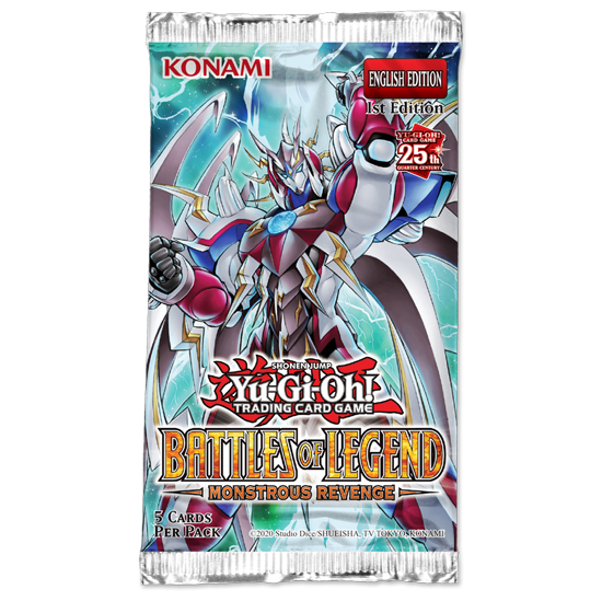 YuGiOh Battles of Legend Monstrous Revenge Booster Pack (Buy 2 Get 1 Free)