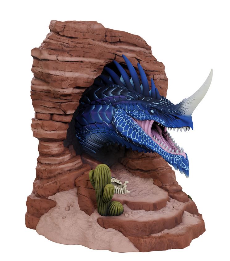 Dungeons & Dragons Bookends Blue Dragon