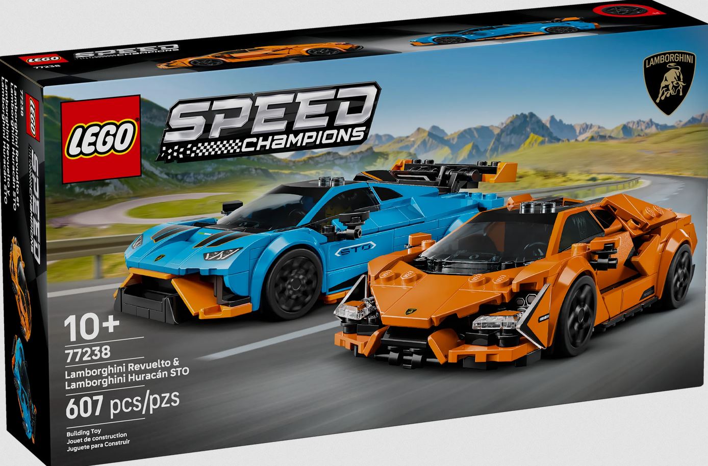 LEGO Speed Champions Lamborghini Revuelto & Huracán STO