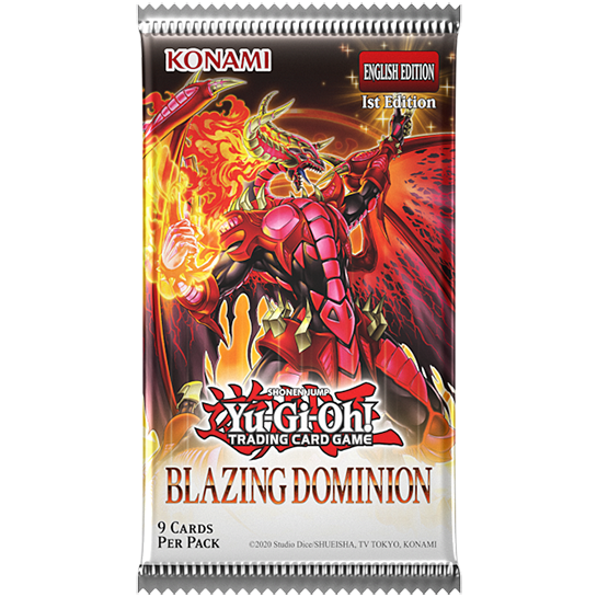 Yu-Gi-Oh! Blazing Dominion Booster Pack (Buy 2 Get 1 Free)