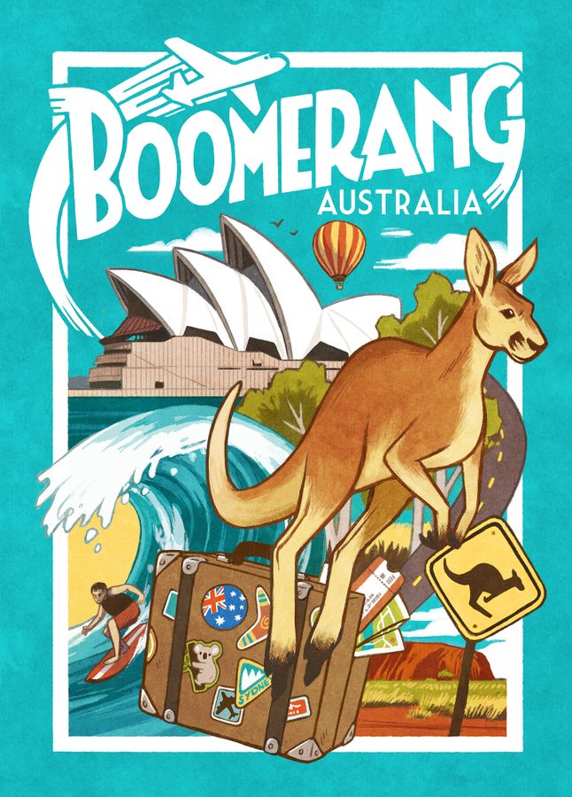 Boomerang Australia - Board Game