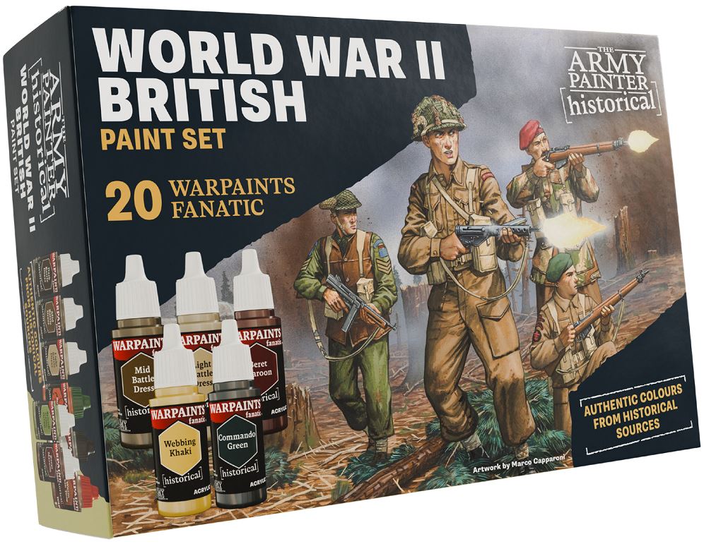 Historical: WWII British Paint Set - Board Game
