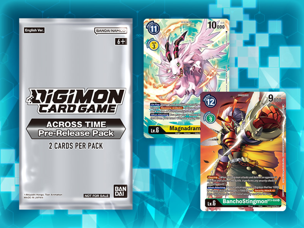 In-Store Digimon Across Time BT12 Pre-Release Event Registration April 23, 10:15 PM