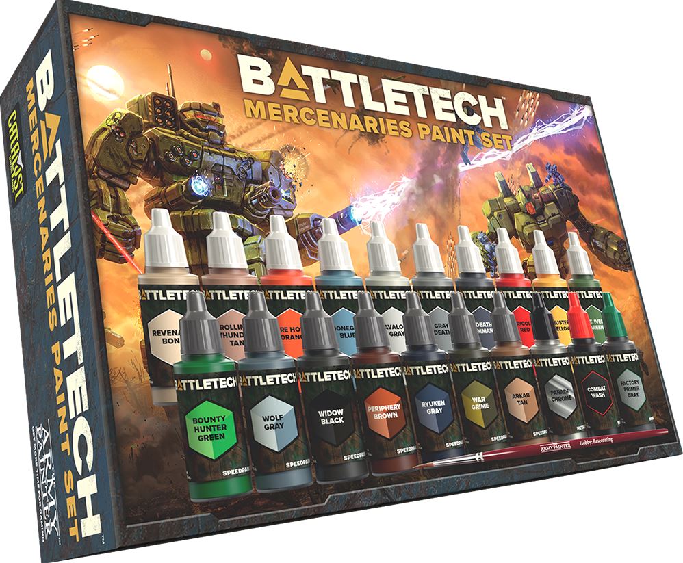 Battletech Mercenaries: Paint Set - Board Game