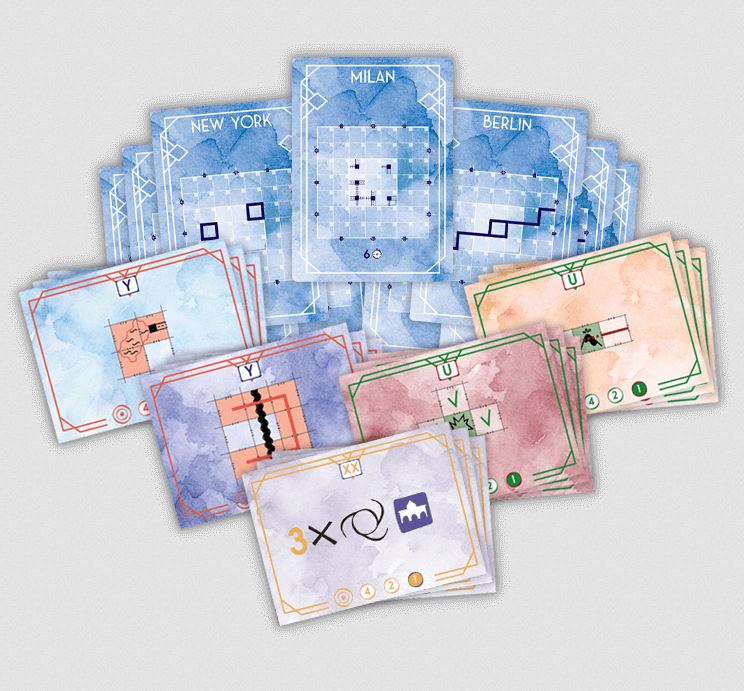 Railroad Ink Challenge: Additional Cards Pack - Board Game