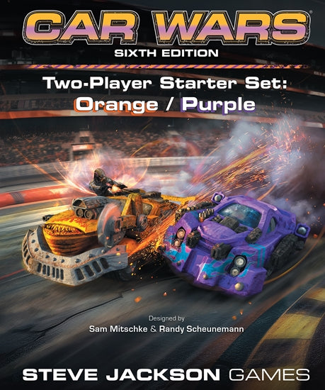 Car Wars 6th Edition 2-Player Starter Set Orange/Purple - Board Game