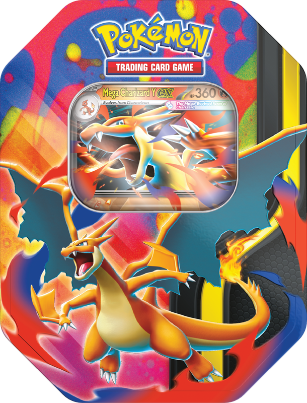 Pokemon Mega Charizard Tin (Assorted)