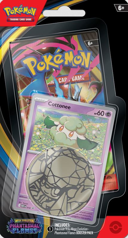 Pokemon ME-02 - Mega Evolution Phantasmal Flames Checklane Blister (Assorted)