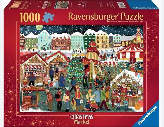 Christmas Market 1000 pc Puzzle - Puzzle