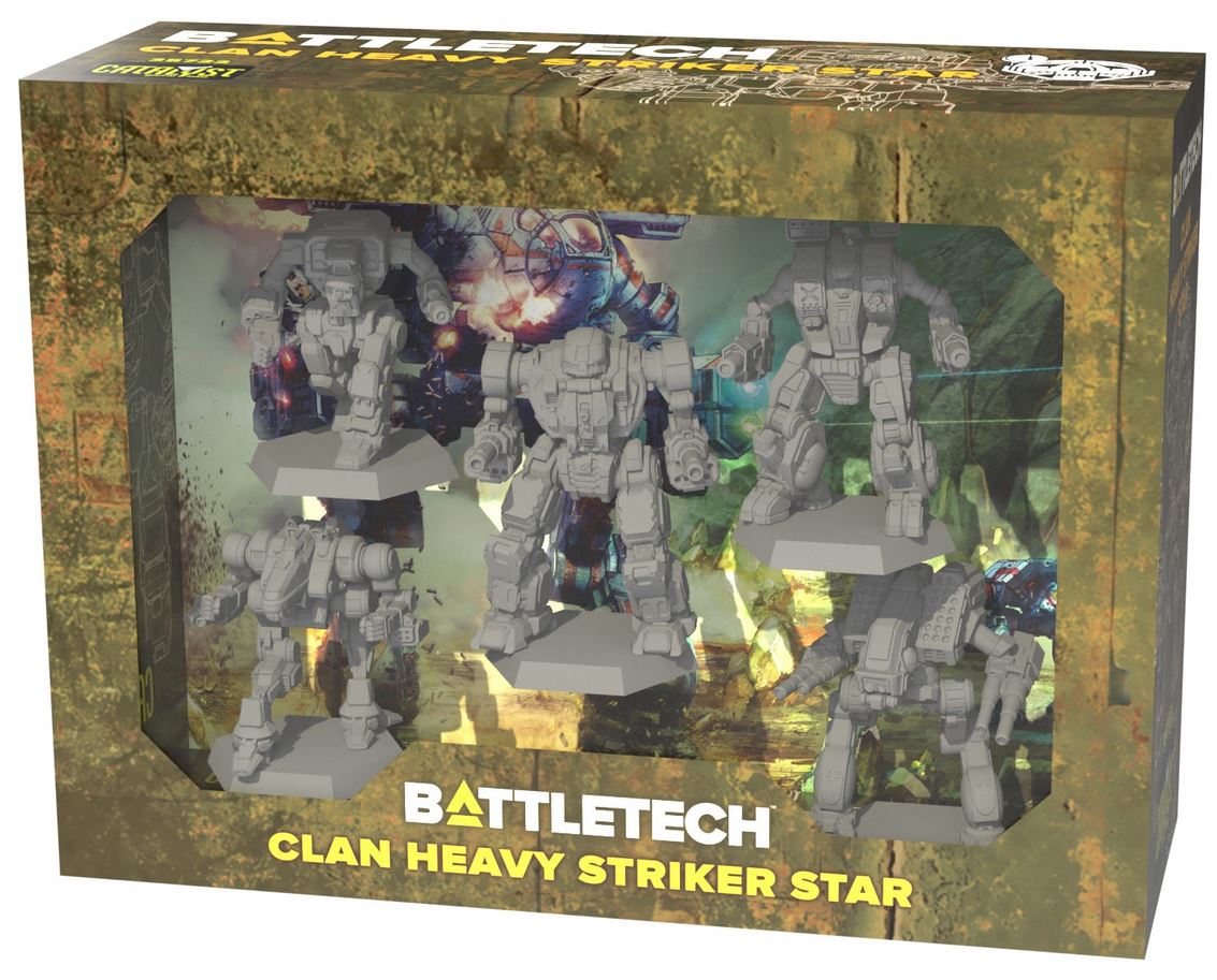 (DAMAGED) Battletech Clan Heavy Striker Star - Board Game