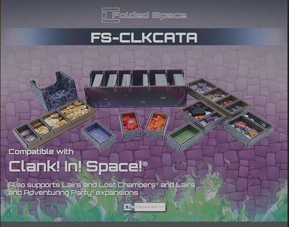 Folded Space: Clank! Catacombs Game Organizer