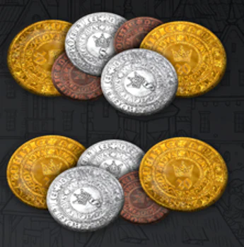 Kutna Hora Metal Coins Set - Board Game