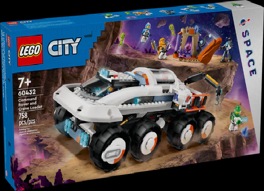 Lego City Command Rover And Crane Loader
