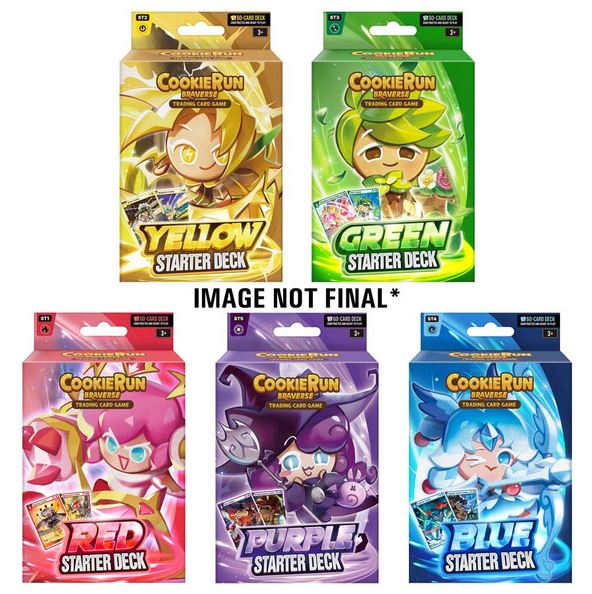 CookieRun Braverse TCG: Brave Beginning - Starter Deck (Display of 5)