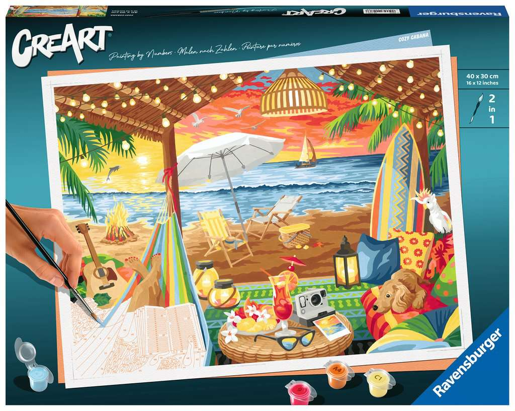 CreArt Cozy Cabana - Painting Kit