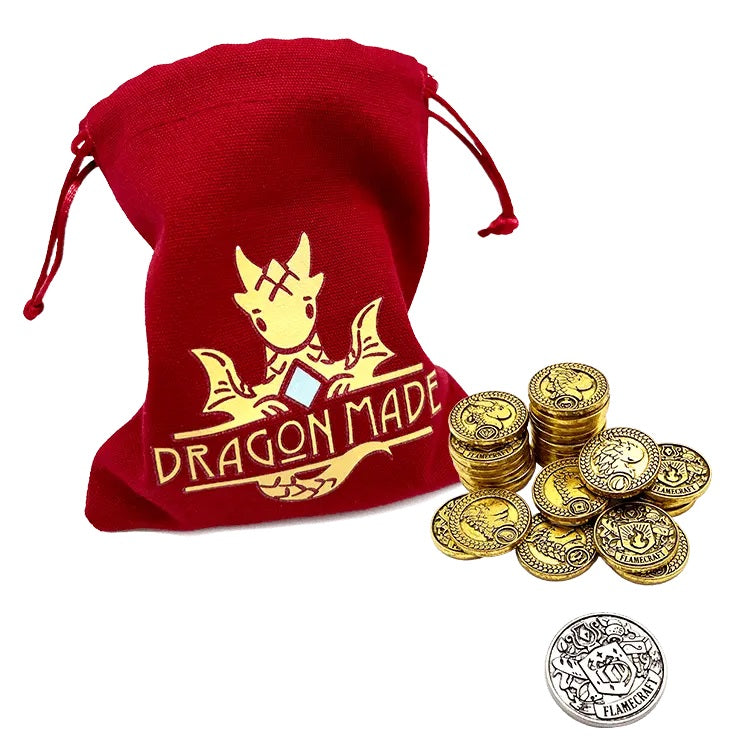 Flamecraft Metal Coins 2nd Edition - Board Game
