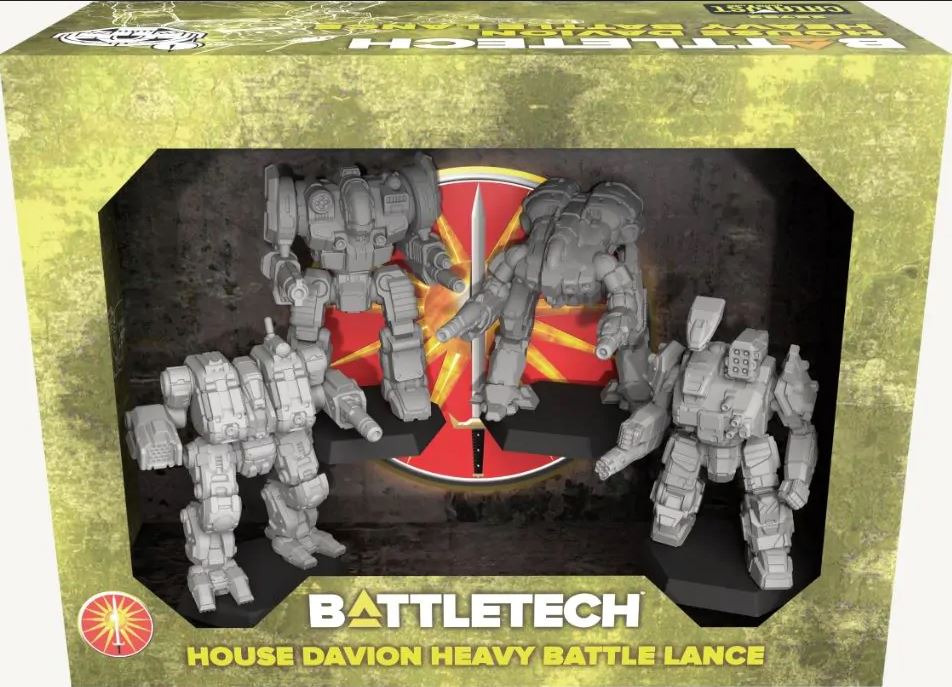 Battletech House Davion Heavy Battle Lance Forcepack - Board Game