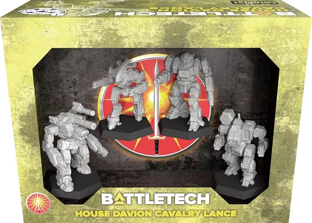 Battletech House Davion Calvary Lance - Board Game