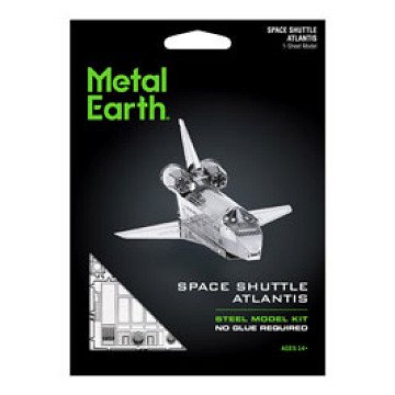 Metal Earth Space Shuttle Atlantis Discovery