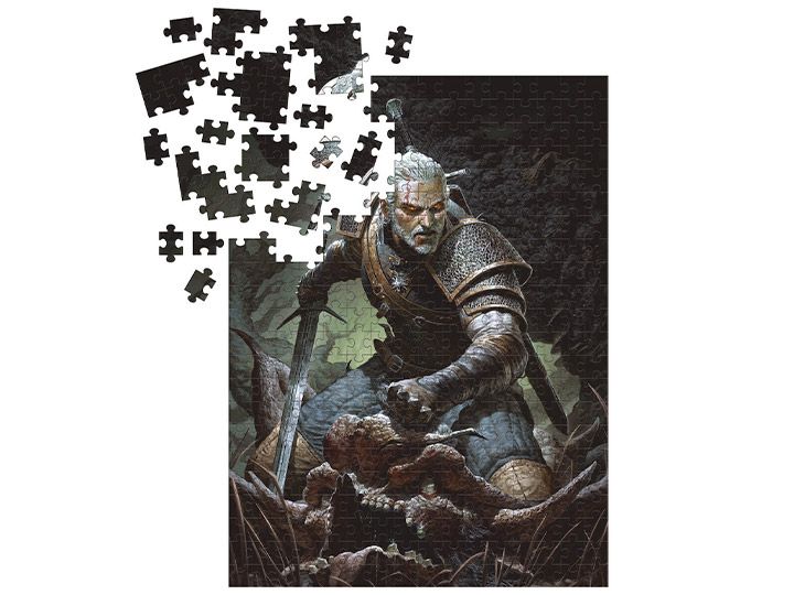 Witcher 3 1000Pc Puzzle Geralt Trophy