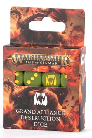 Warhammer: Age of Sigmar: Grand Alliance: Destruction Dice