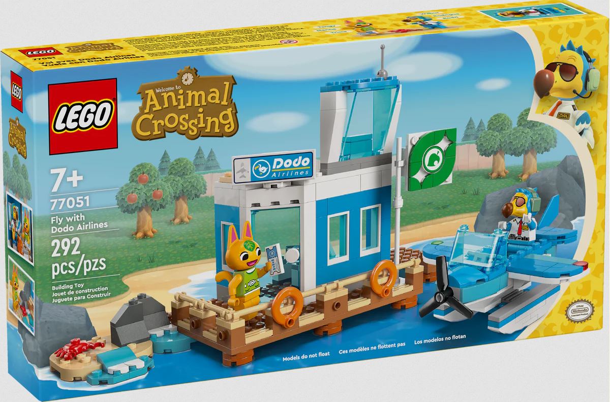 Lego Animal Crossing Fly with Dodo Airlines